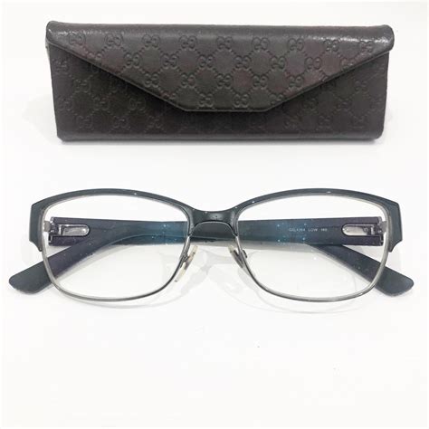 gucci glasses brown frame|authentic gucci eyeglass frames.